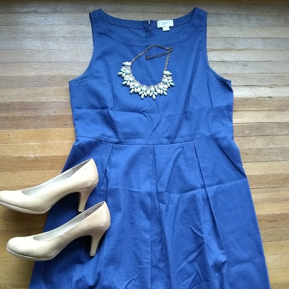 LOFT Dresses & Skirts - Loft dress navy blue